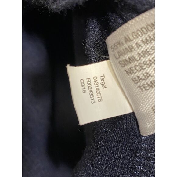 Goodfellow & Co Men's Henley Pullover Size M Long Sleeve 4 Button Navy Blue - Picture 8 of 11